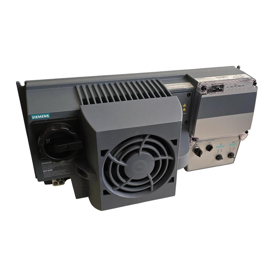 SIEMENS 6SL3511-1PE24-0AM0 Ver 3.61 SINAMICS G110D ASi RS AC DRIVE 4kW/5HP NSNP