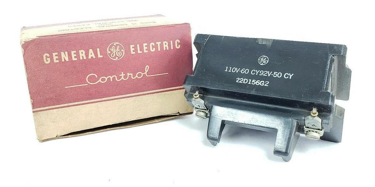 NIB GENERAL ELECTRIC 22D156G2 COIL 92/110 VAC 50/60 HZ