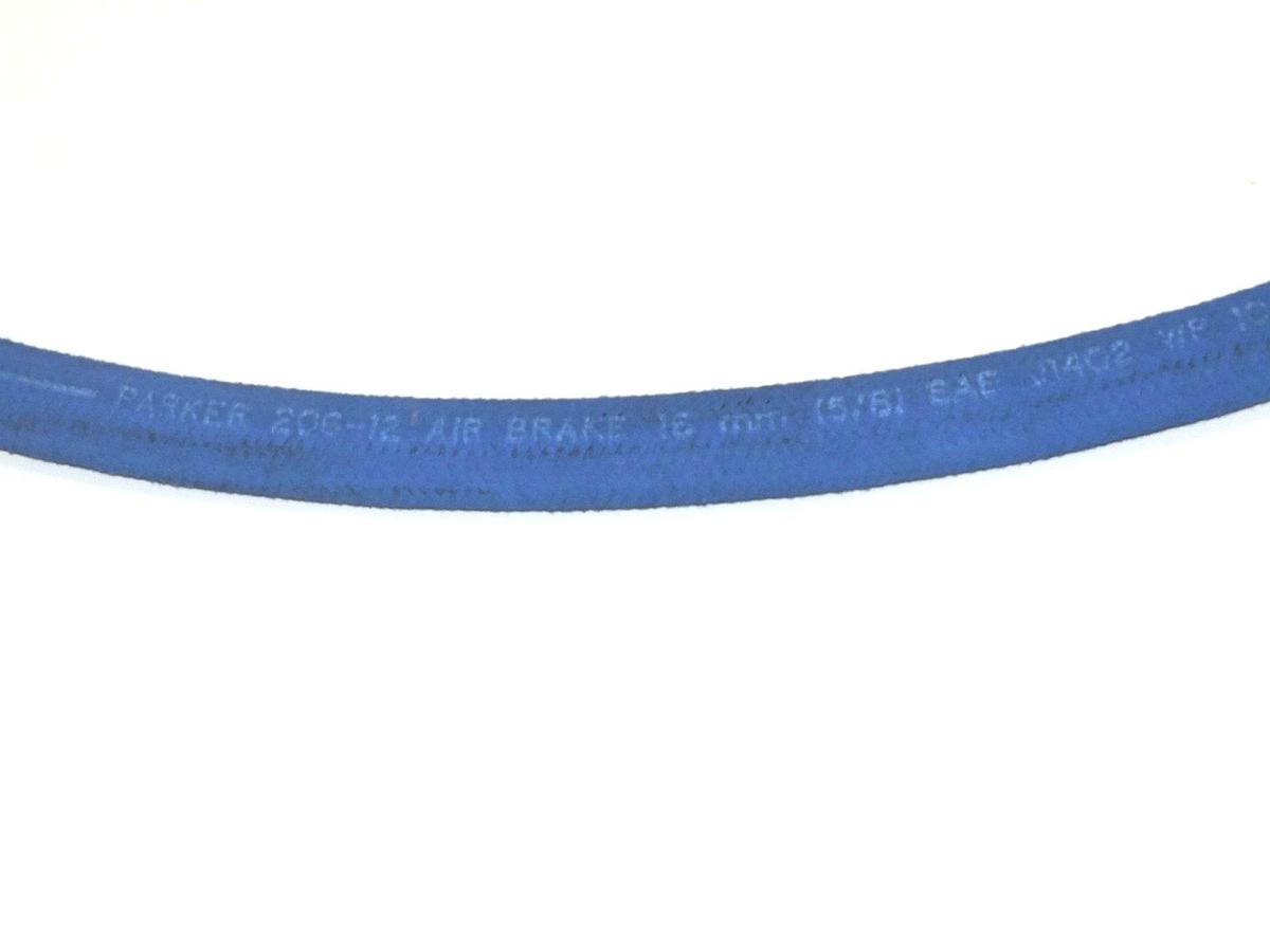 Used PARKER 206-12 AIR BRAKE HOSE 18MM 20612, 30-1/2'' TOTAL INCHES