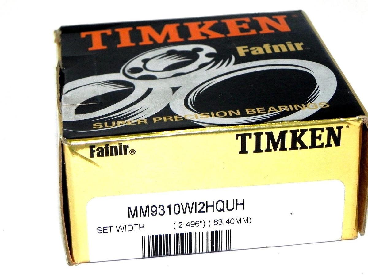 Used NIB TIMKEN MM9310WI2HQUH SUPER PRECISION BEARING SET WIDTH (2.496'') (63.40MM)
