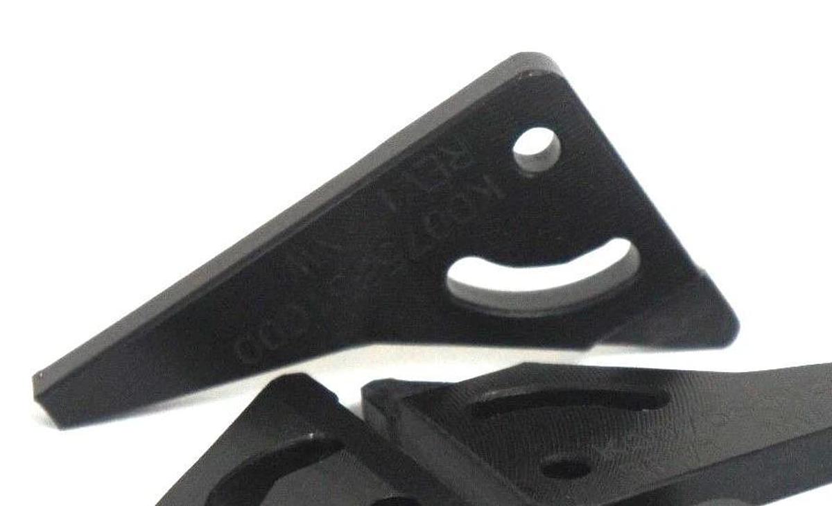LOT OF 4 NEW GENERIC K0075831000 REV. 1 ATTACHMENTS TRAY CARRIER BLACK PLASTIC