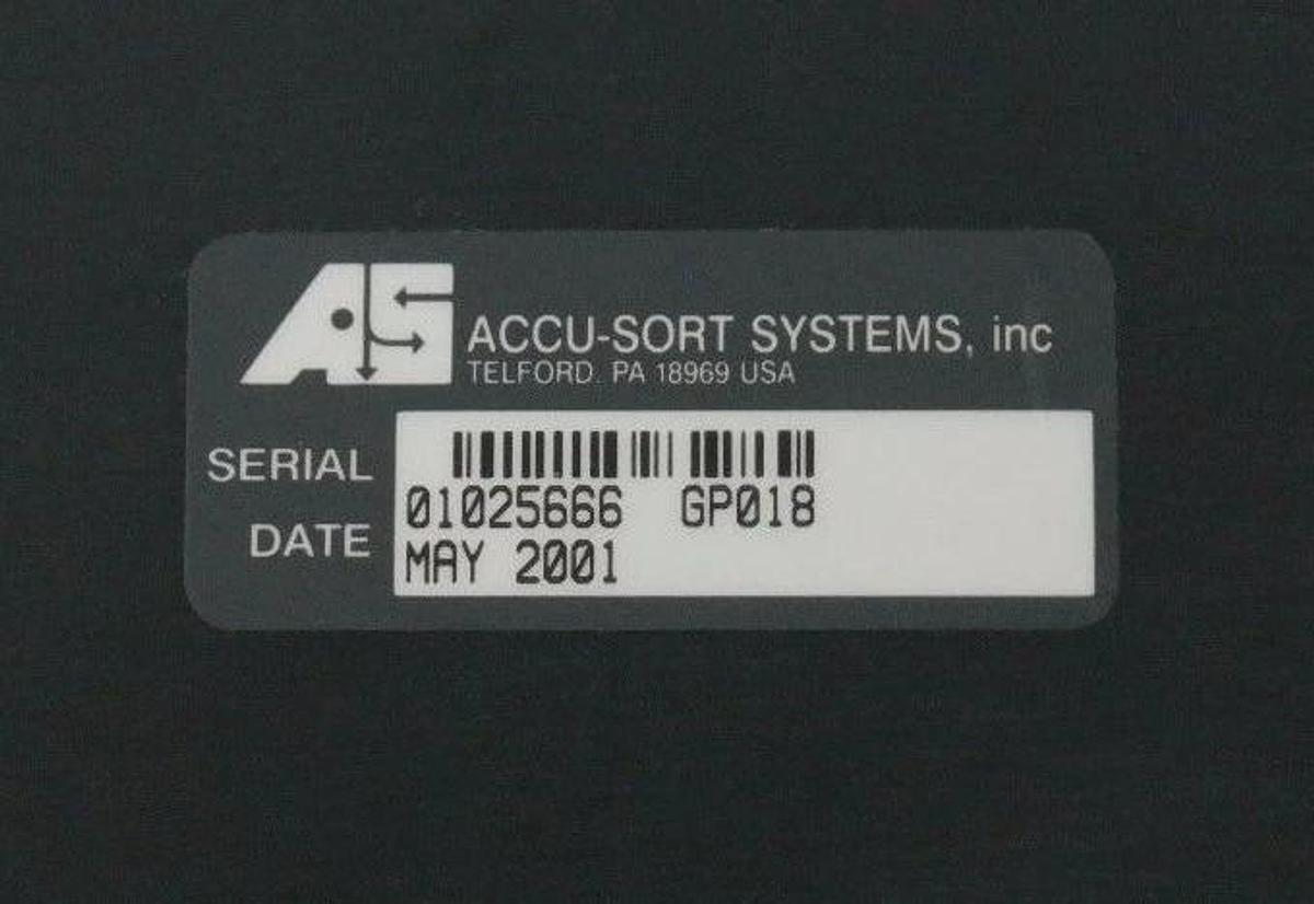 Used NIB ACCU SORT 1000016277 GP018 REMOTE DISPLAY 40 CHARACTER BAR CODE ACCESSORY