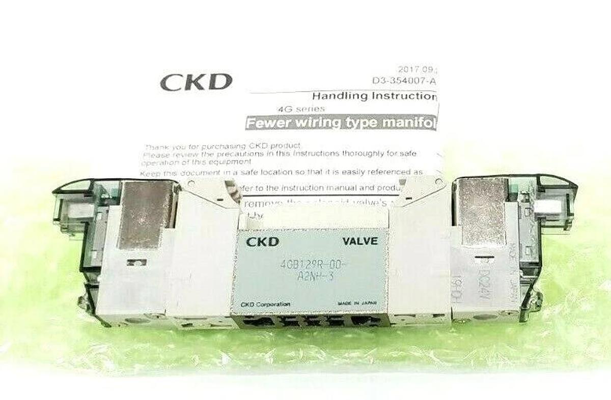 Used NIB CKD 4GB129R-00-A2NH-3 PILOT VALVE DC24V 4GB129R00A2NH3
