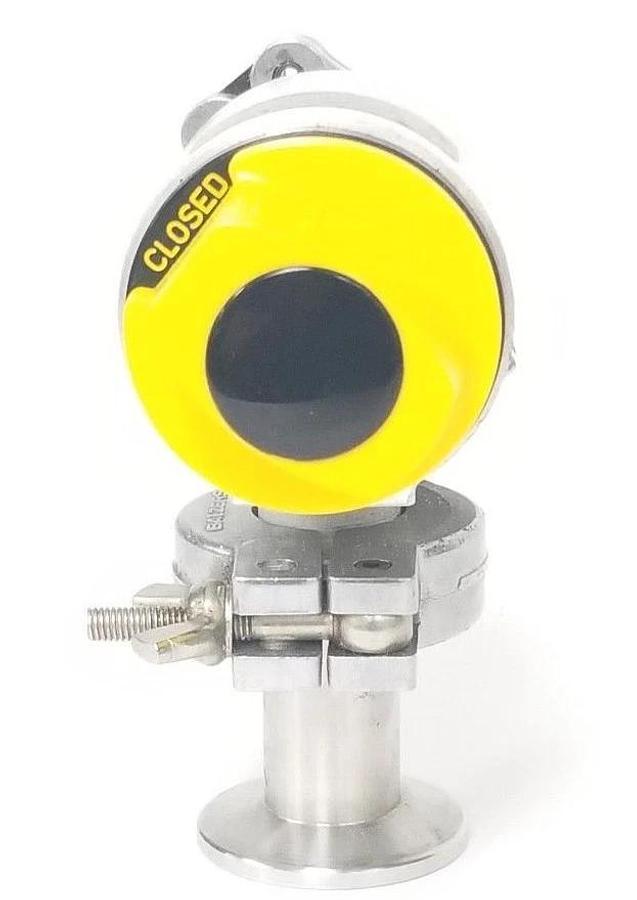 Used BALZERS EVA-016-H ANGLE VALVE, BP V15 000 / 9859, EVA016H