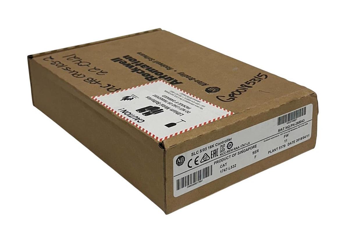 Sealed Pre-Owned Allen Bradley 1747-L532 /F SLC 500 5/03 16K Controller FW. 11