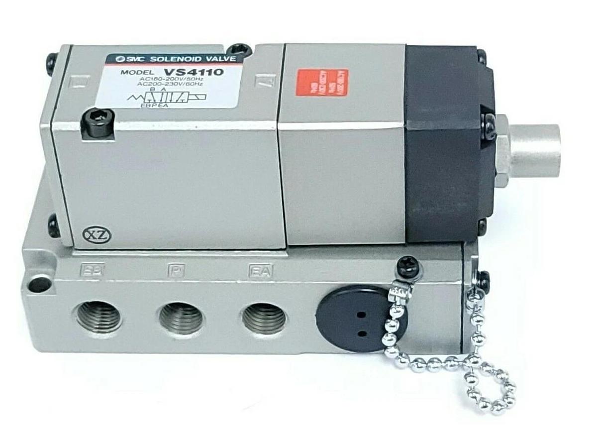 Used NIB SMC VS4110-029TP SOLENOID VALVE 4-5PORT VALVE VS4110029TP