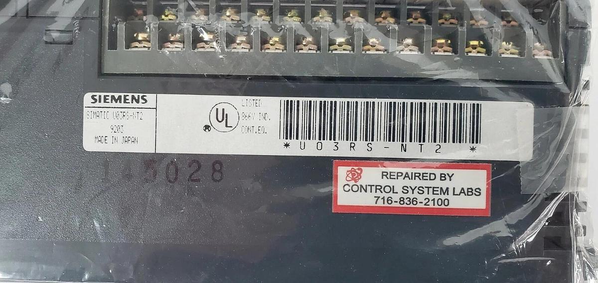 Refurbished SIEMENS U-03RS-NT2 SIMATIC TI405 SMART SLICE I/O MODULE 10 DC INPUT U03RSNT2