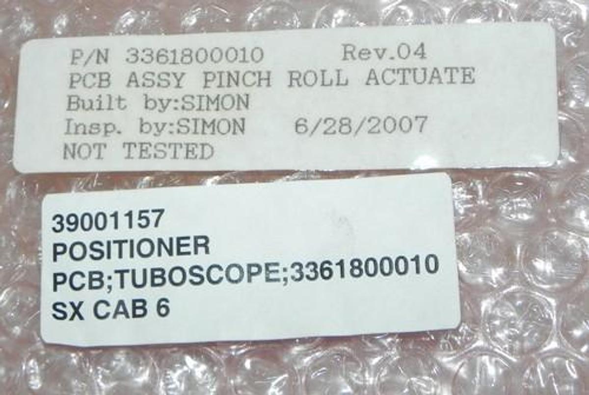 Used NEW TUBOSCOPE 336180 POSITIONER BOARD 3361800010 REV. 4