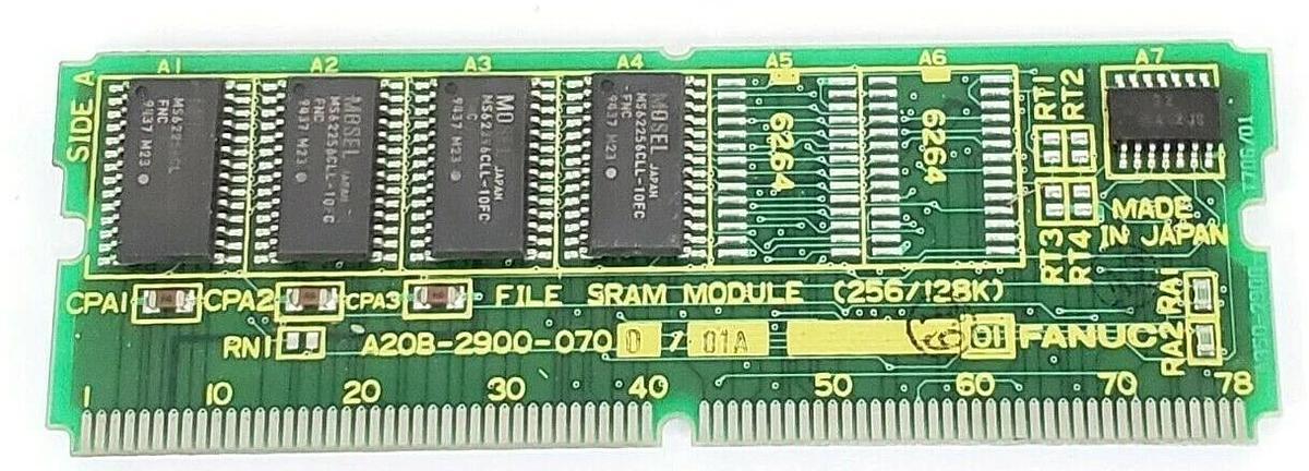Used FANUC A20B-2900-0700/01A SRAM MODULE (256/128K) A20B-2900-070