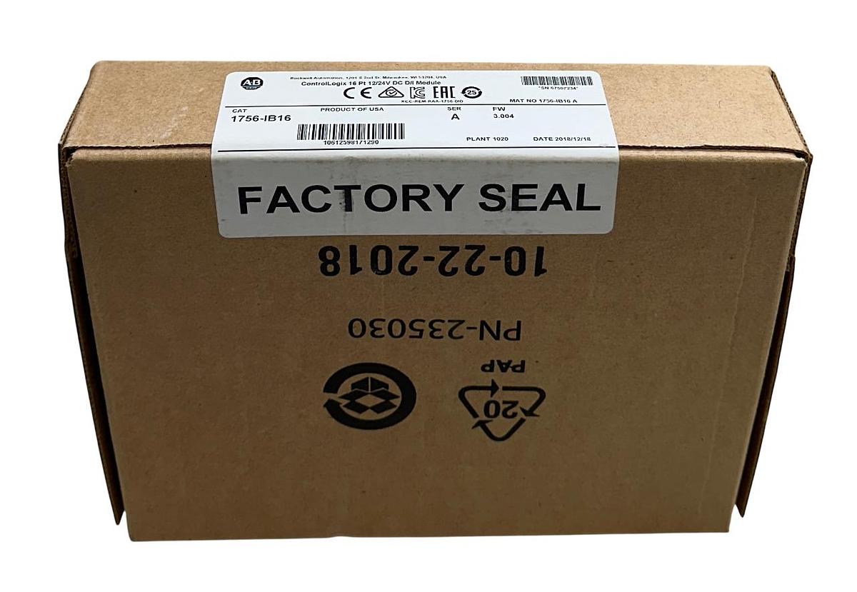 ALLEN BRADLEY 1756-IB16 /A ControlLogix 16 Point DC Digital Input Module NSFS