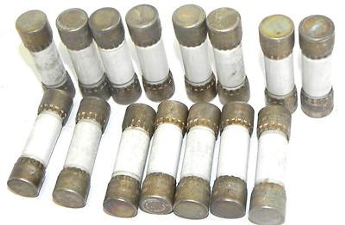 Used LOT OF 15 GOULD SHAWMUT A50P20 FUSES 20AMP 500VAC/DC SENICONDUCTOR