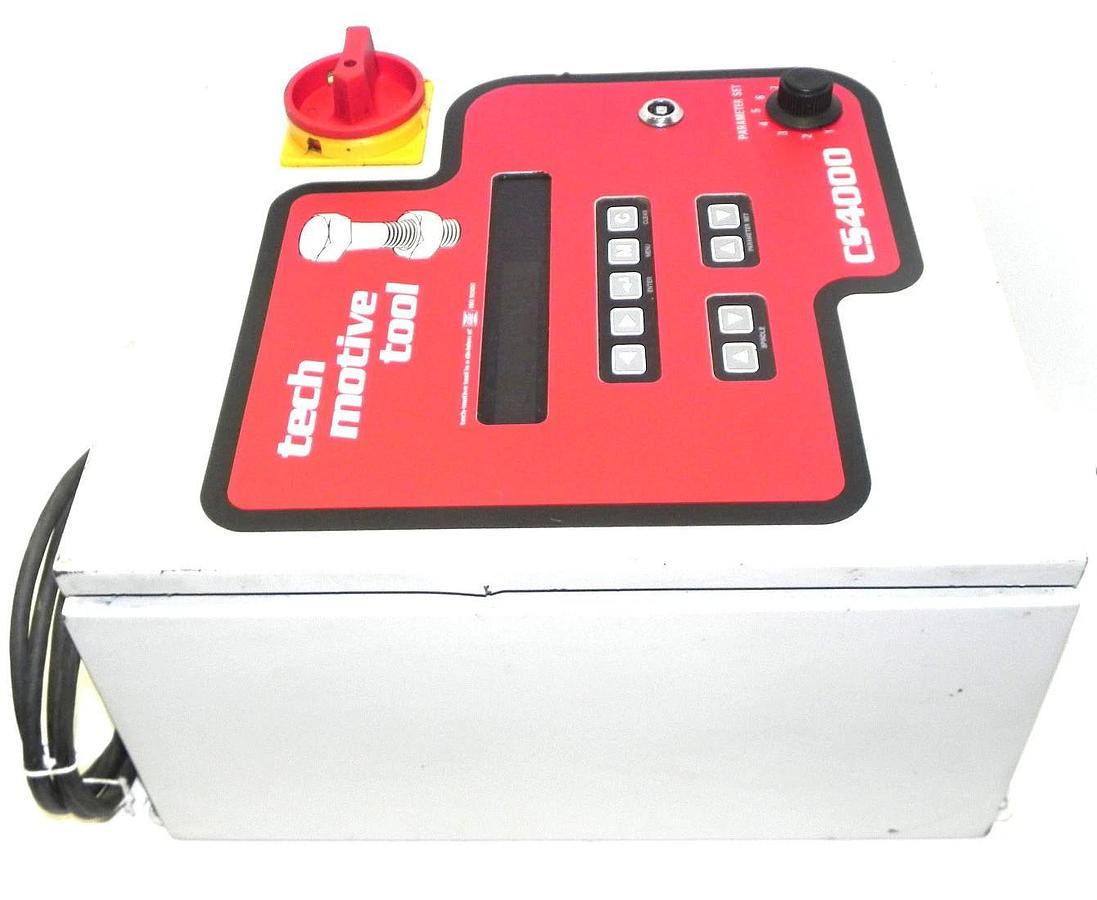 Used TECH MOTIVE TOOL CS4000 CONTROLLER C4000B01K01C W/ 49-4100-03C5 SERVO CONTROL
