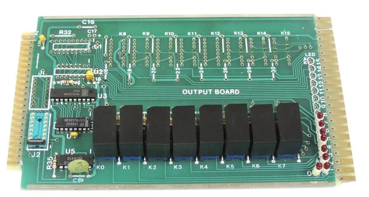 Used MCGILL 1701-1131 OUTPUT BOARD 5-32 VOLTS DC 17011131 REV. F (IN BOX)
