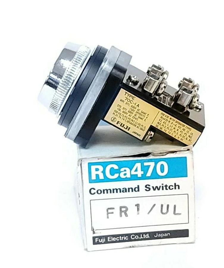 Used NIB FUJI ELECTRIC RCA470 FR1/UL COMMAND SWITCH