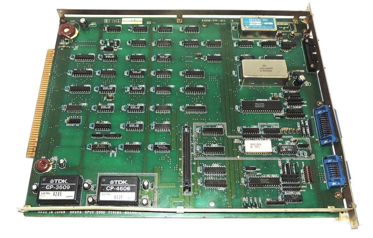 Used OKUMA E4809-770-011-B TIMING BOARD E4809770011B