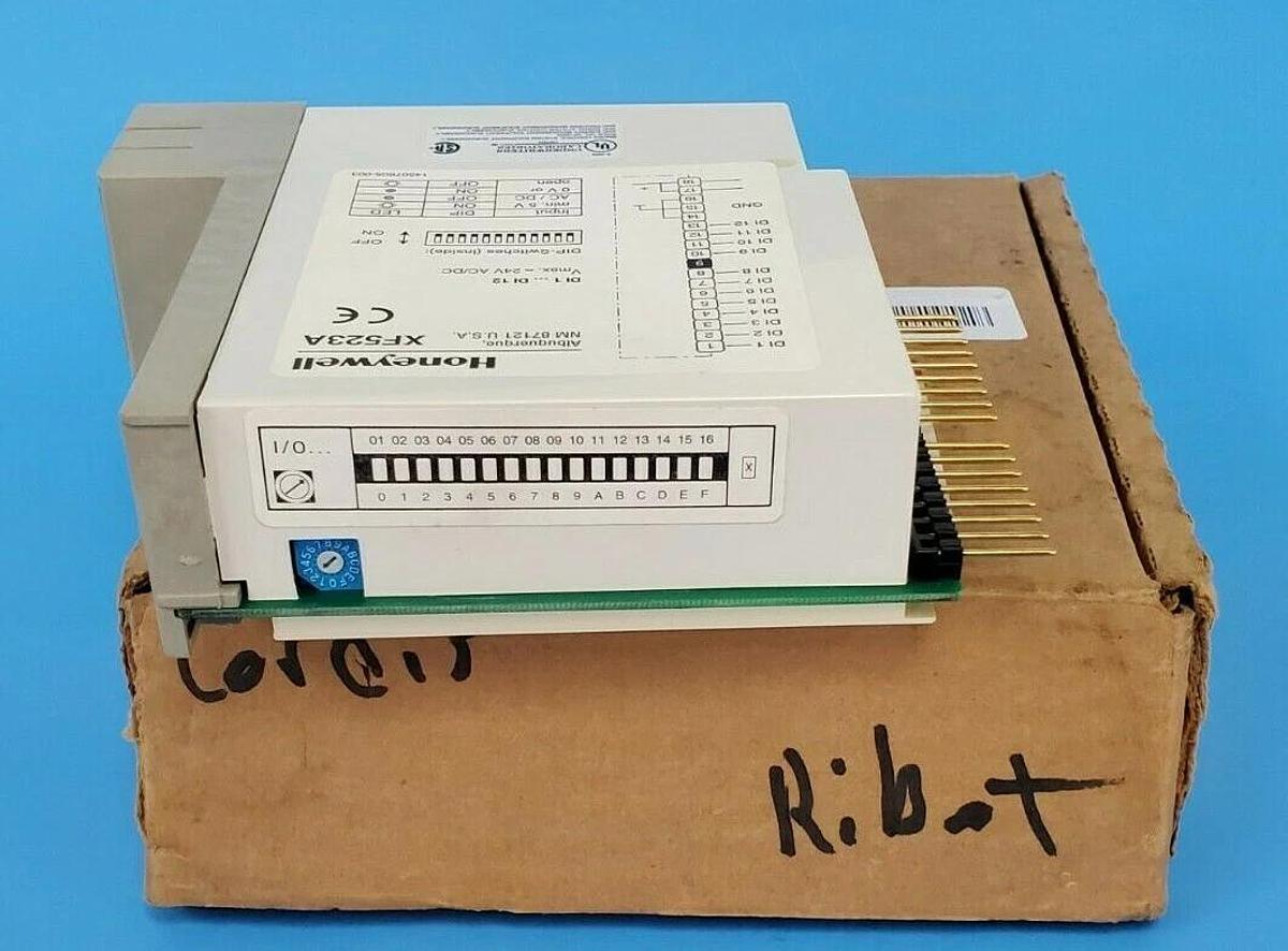 NIB HONEYWELL XF523-A INPUT MODULE XL500/600 XF523A REV. 6-96 (CASE DAMAGED)