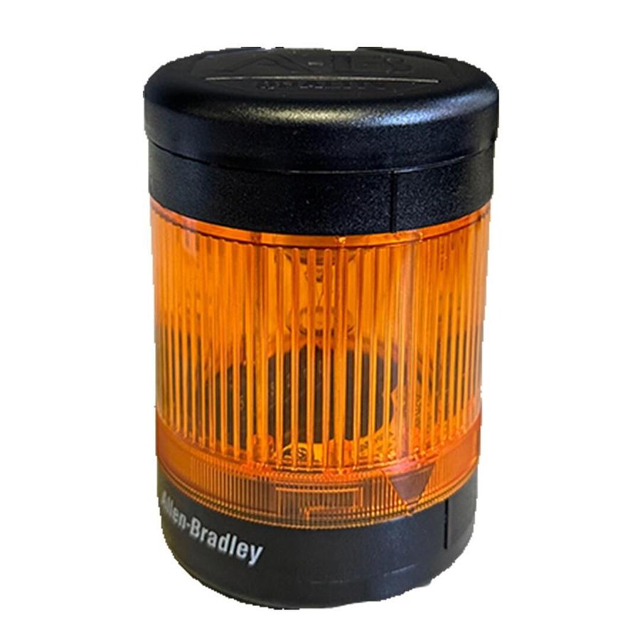 Used NEW ALLEN BRADLEY 855T-B24DN5 /B STEADY INCANDESCENT LIGHT ORANGE 24V 855TB24DN5
