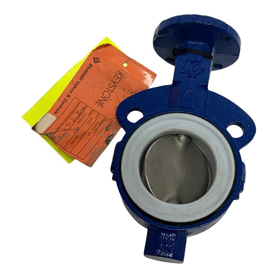 Used Keystone Tyco 990 Butterfly Valve 3" Wafer 11035563 316SS Disc TFE EPDM New
