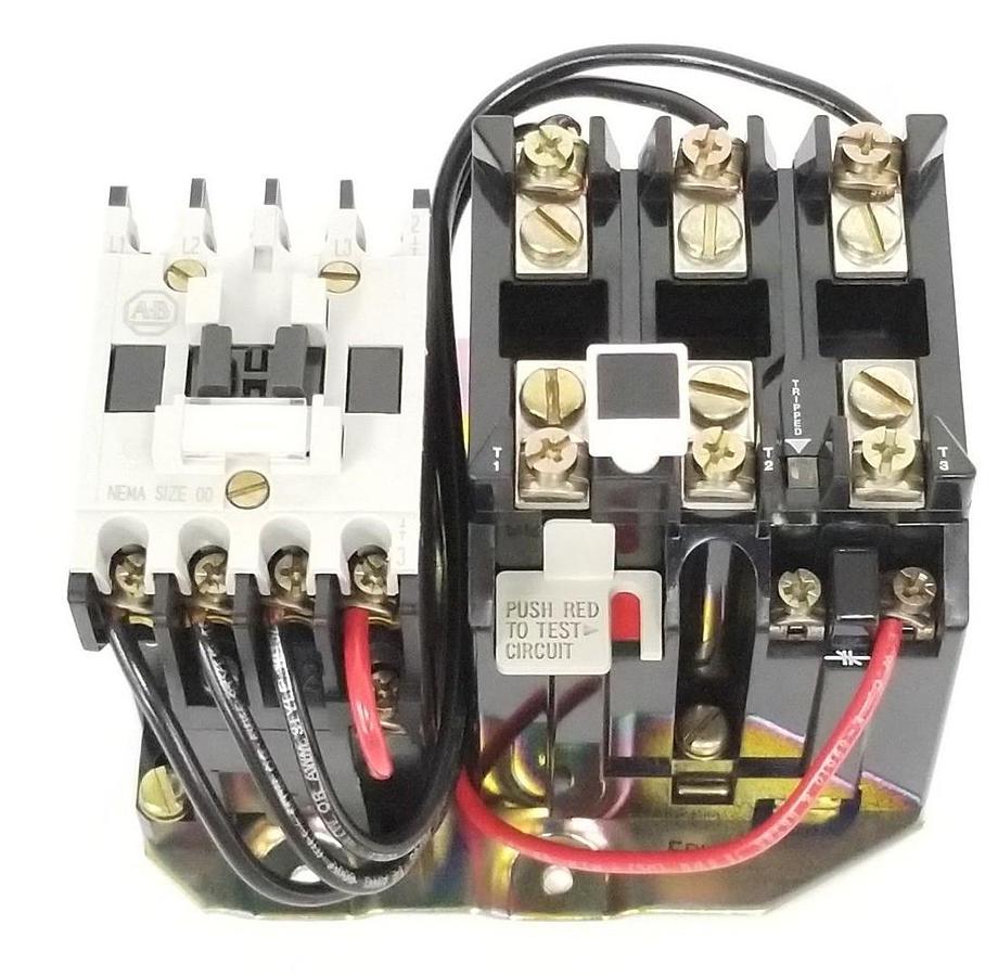 Used NIB ALLEN BRADLEY 509-TOJ FULL VOLTAGE STARTER 24V, 50HZ, SER. B, 509TOJ
