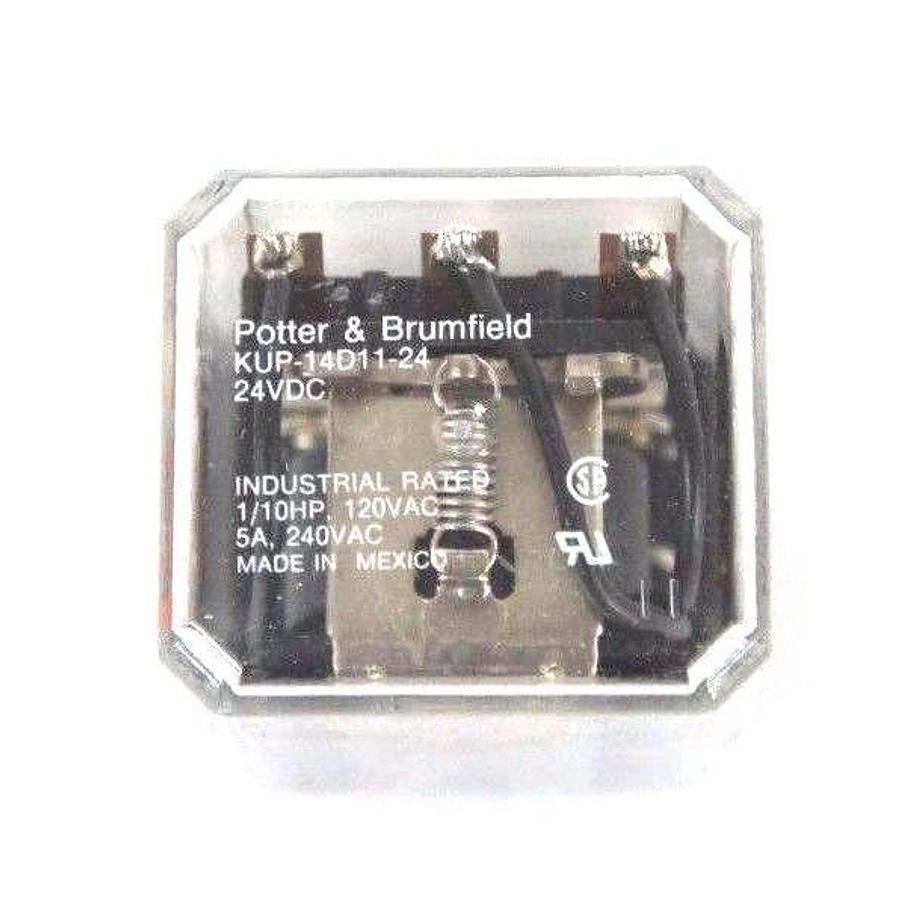 Used NIB POTTER & BRUMFIELD KUP14D11-24 RELAY KUP14D1124V