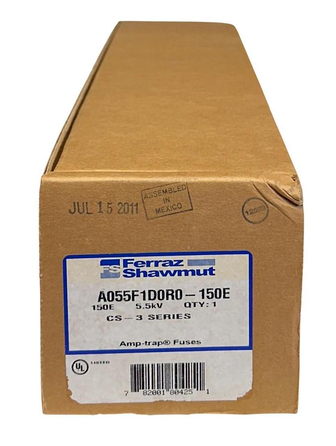 FERRAZ SHAWMUT A055F1D0R0-150E / A055F1D0R0150E Amp-trap FUSE 150E 5.5kV NSMP
