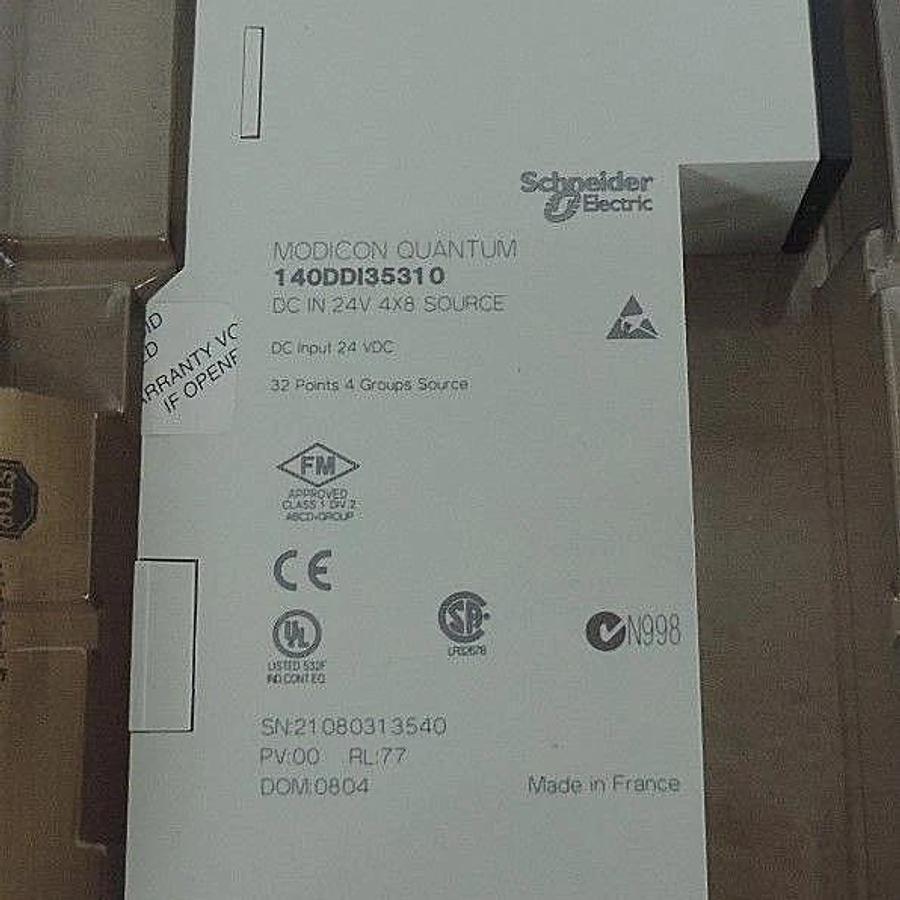 Used NEW SCHNEIDER MODICON 140DDI35310 DC IN 24V 4X8 SOURCE MODULE 140-DDI-353-10