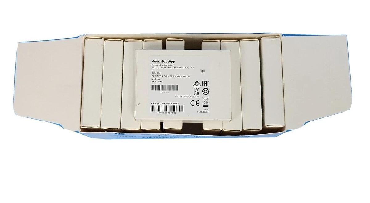 BOX OF 10 NEW ALLEN BRADLEY 1734-IB4 POINT I/O 4 POINT DIGITAL INPUT MODULES