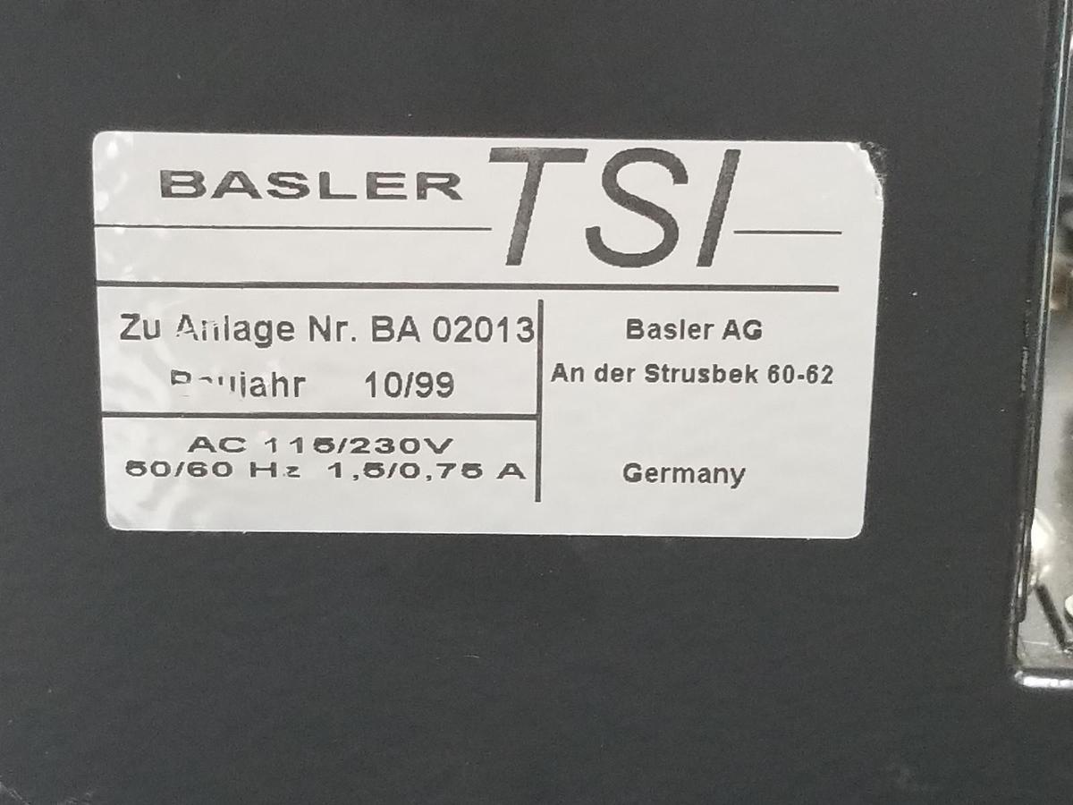 Used BASLER TSI BA-0201 DVD/CD INSPECTION DEVICE 115/230VAC, 50/60HZ, BA0201