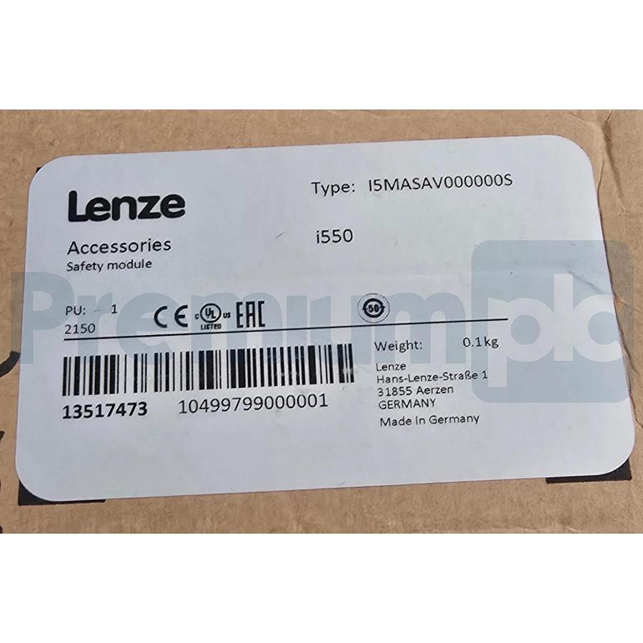 Lenze I5MASAV000000S i550 Safety Module STO (Safe Torque Off) 30V 13517473 NSMP