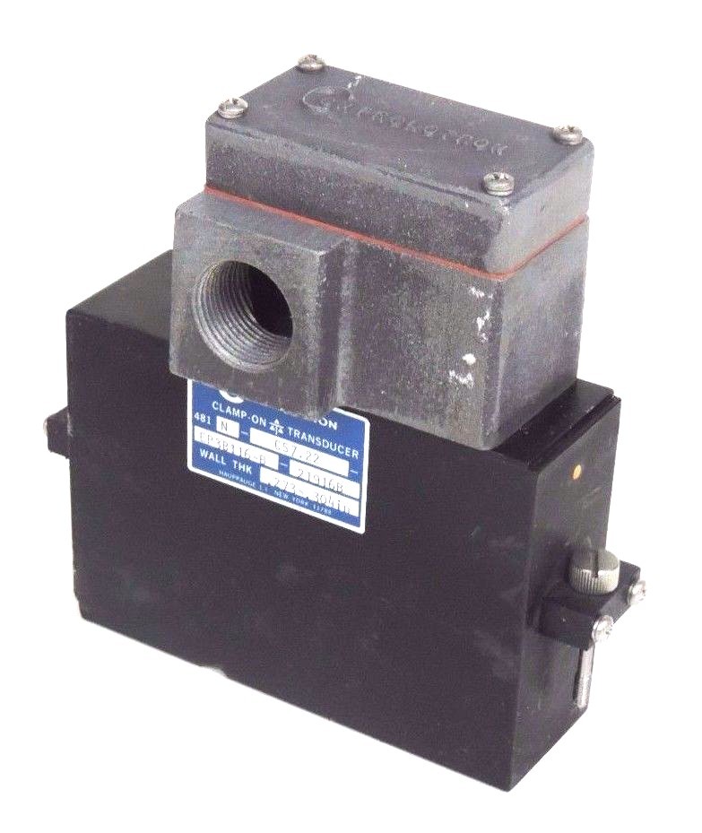 Used NEW CONTROLOTRON 481N-CS7.22-EP3B116-B-21916B CLAMP-ON TRANSDUCER .273/.304IN.