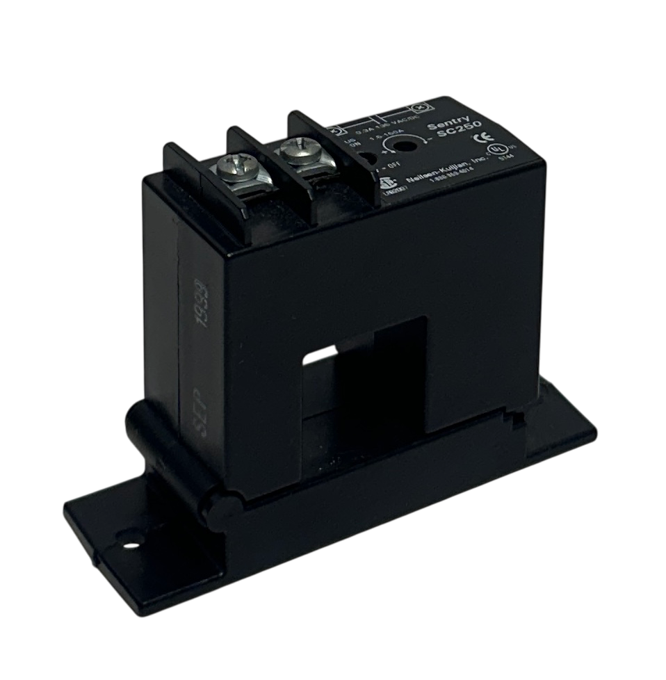 Used NEILSEN-KULJIAN SENTRY SC250 AC CURRENT SWITCH 135VAC/DC 1.5-150A BLACK USNP