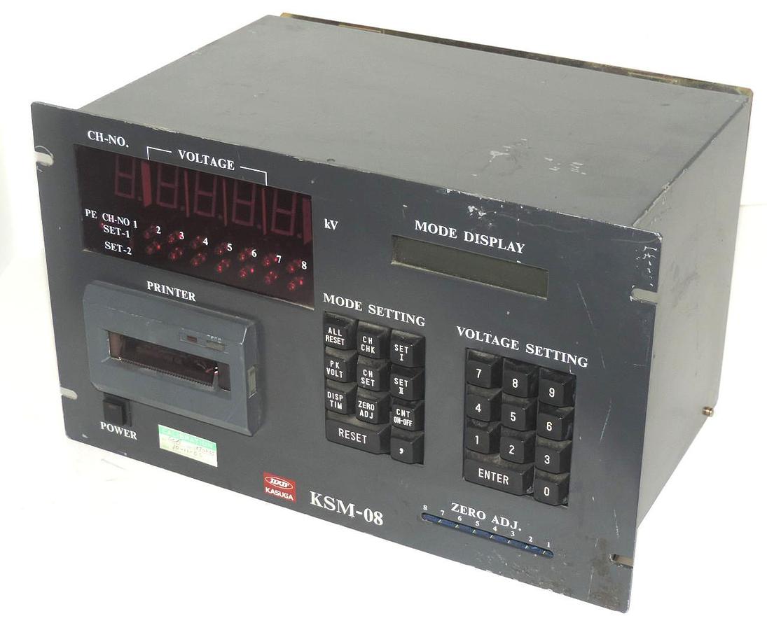 Used KASUGA KSM-08 DISPLAY UNIT WITH PRINTER KSM08