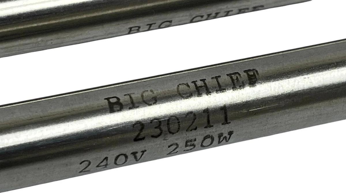Big Chief 230211 Cartridge Heaters (LOT OF 3) - 250W 240V