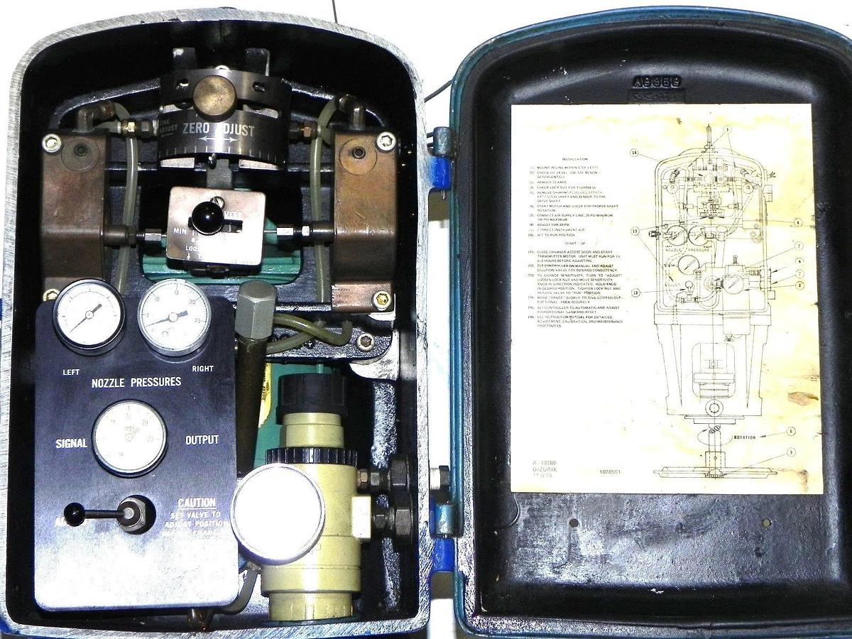 Used DEZURIK 600189CM781 CONSISTENCY TRANSMITTER ROTARY