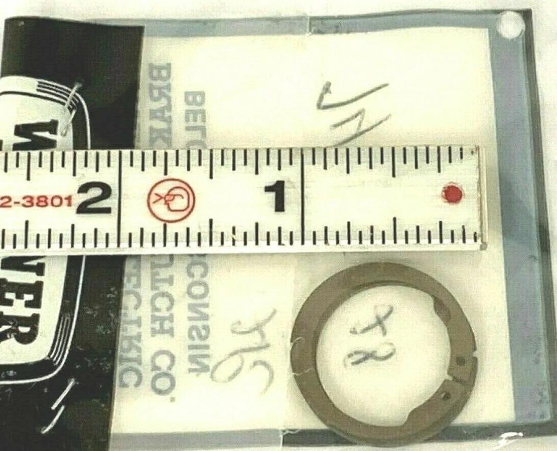 Used LOT OF 2 NEW WARNER ELECTRIC 748-0028 RETAINER RINGS 7480028