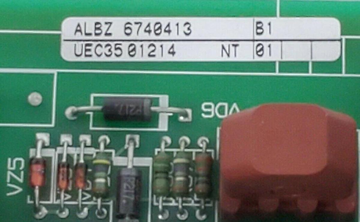 Used MGE UPS ALBZ-6740413 PC BOARD 6740412XD-2B, 6740412XD-1B