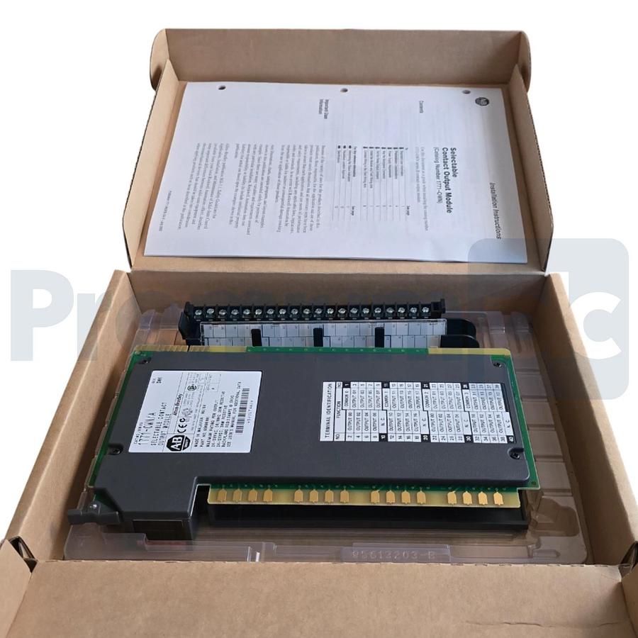 ALLEN BRADLEY 1771-OWN /A PLC-5 SELECTABLE CONTACT OUTPUT MODULE REV. D01 NSMP