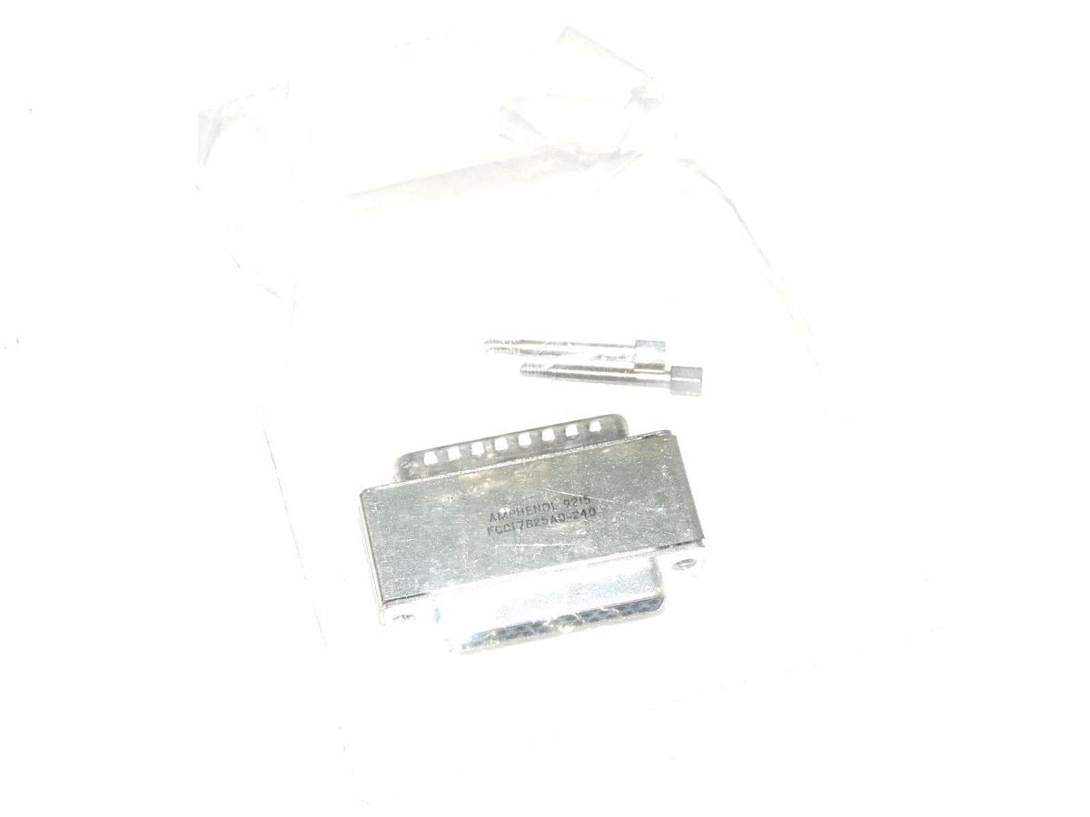 Used NEW AMPHENOL 9215 FILTERED D SUB ADAPTER FCC-17-B25AD-240