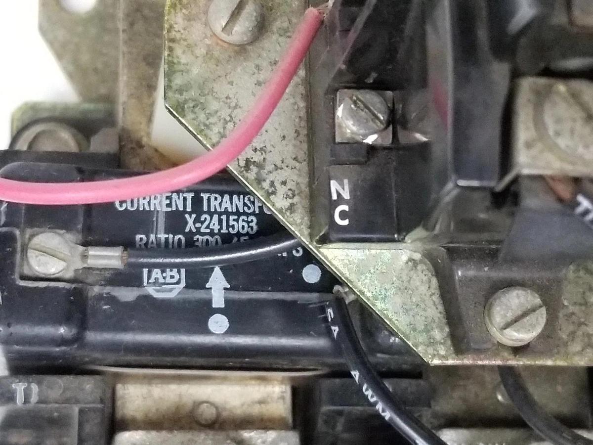 Used ALLEN BRADLEY 509-FOB NON-REVERSING STARTER NEMA SIZE 5, SER. L, 3P, 3PH, 509FOB