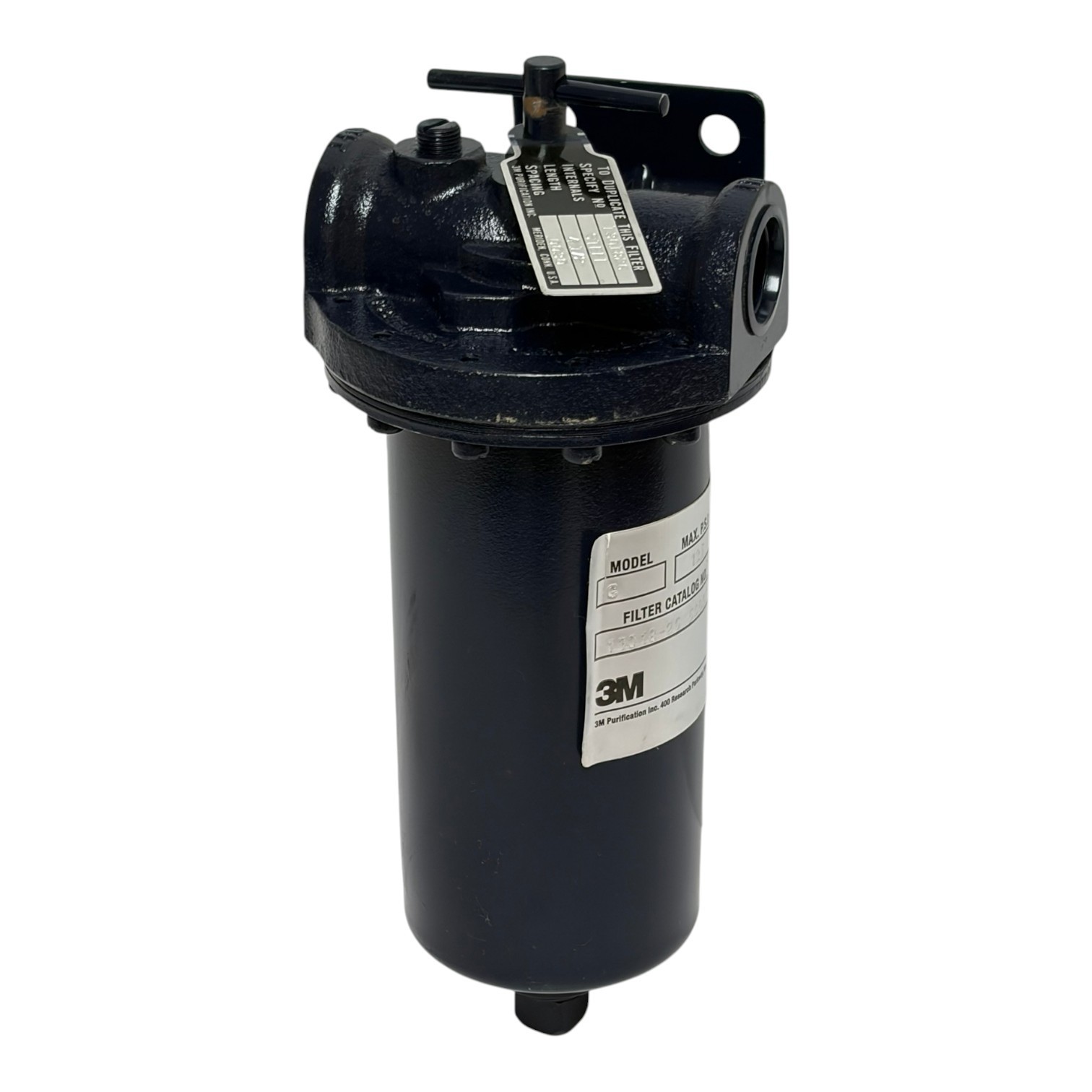 Used 3M Purification 13018-26 500030 Model G Filter Housing 125 PSI New Surplus
