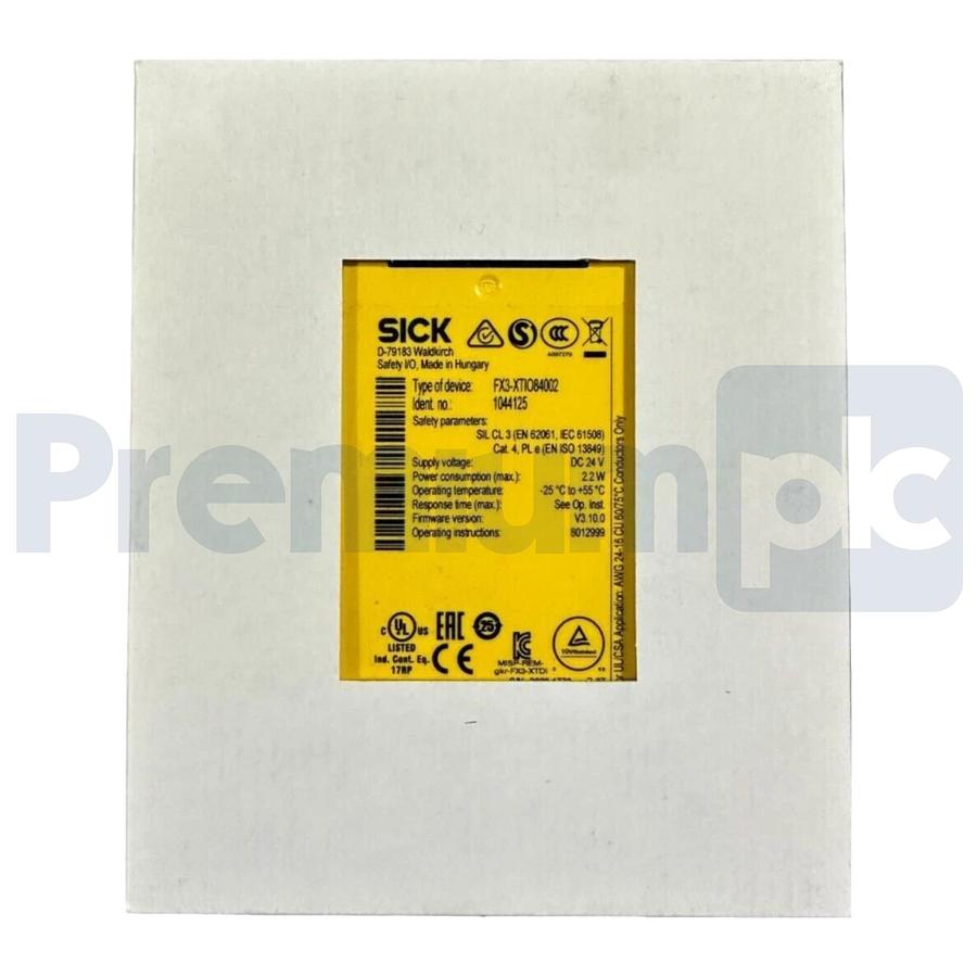 SICK FX3-XTIO84002 Flexi Soft Safety I/O Module 1044125 - 8 Safe In / 4 Safe Out
