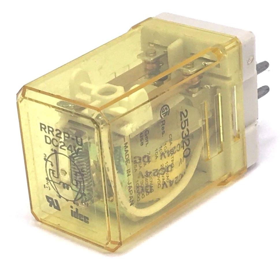Used IDEC RR2P-UDC24V POWER RELAY, DPDT, 24 VDC, 10 A, RR SERIES, SOCKET