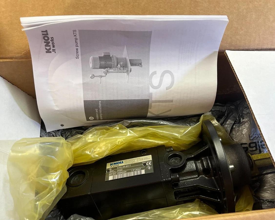 KNOLL KTS25-60-T | KTS-25-60-T Hydraulic Screw Pump CNC Coolant System NSMP