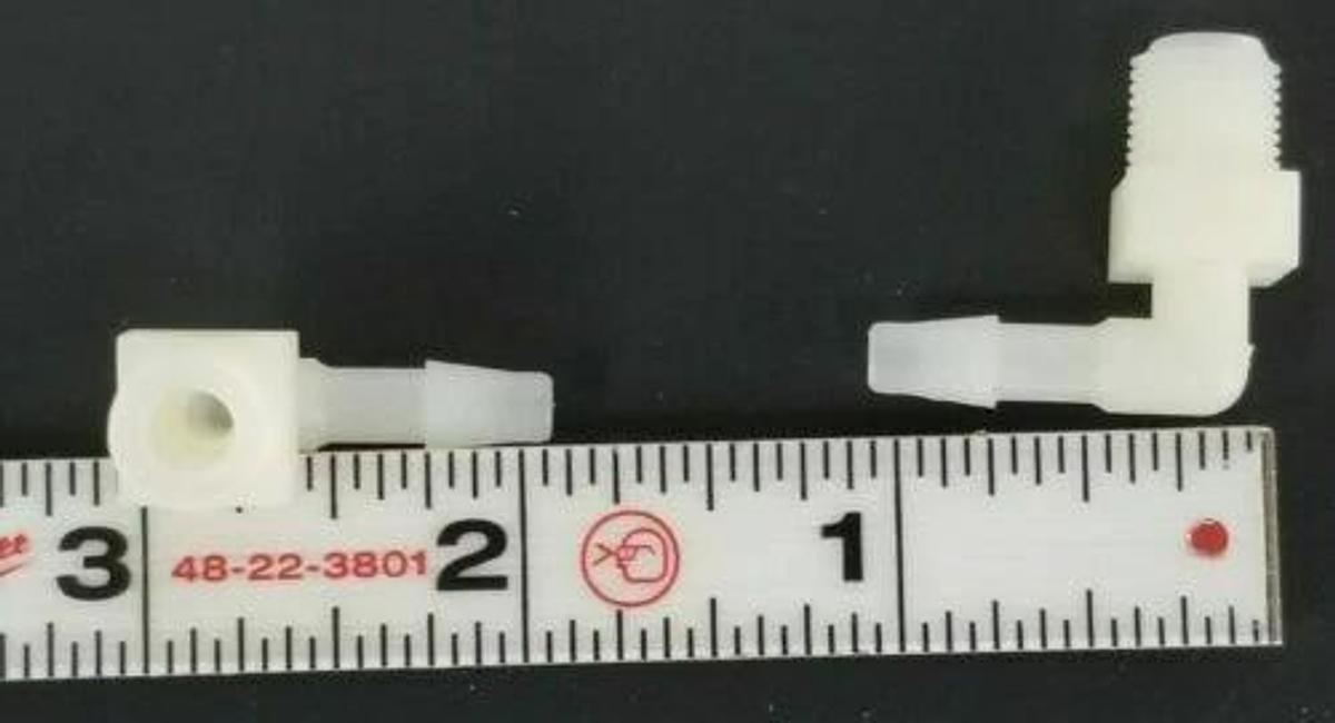 LOT OF 20 NEW GENERIC 3/8'' IN THREADED ELBOW VALVES 10MM TUBE CONNECTOR