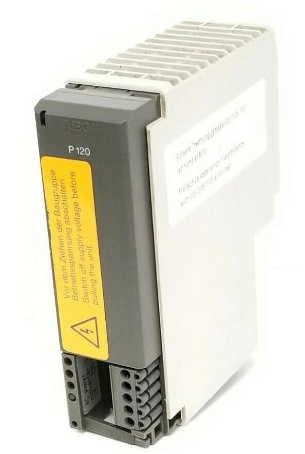 Used MODICON / AEG AS-P120-000 AUXILIARY POWER SUPPLY MODULE 042-403-424 (DAMAGED)
