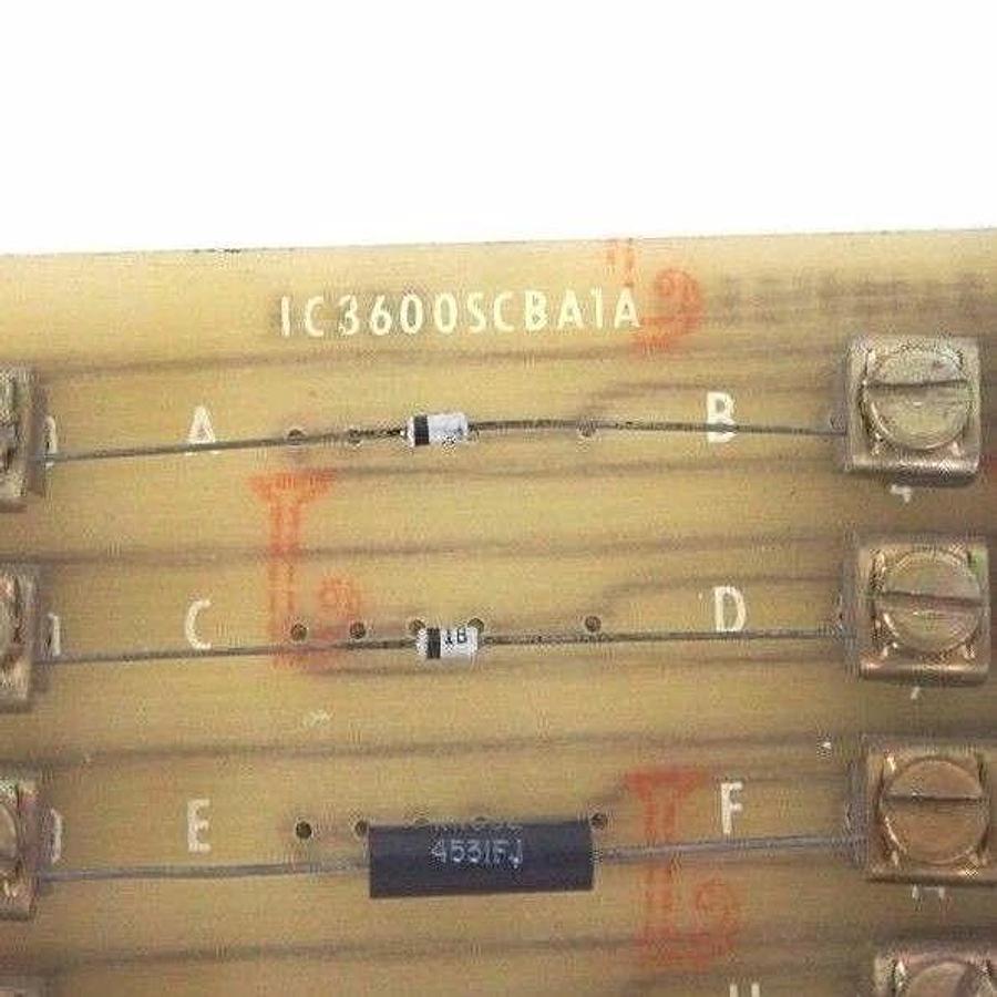 Used GENERAL ELECTRIC IC3600SCBA1A COMPONENT CARD 68A989108G1 REV A