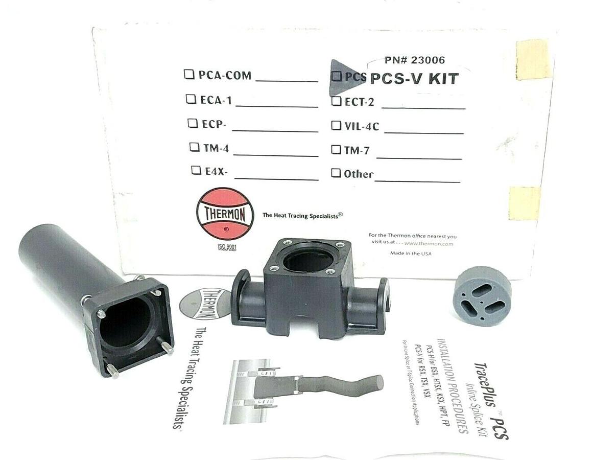 Used NIB THERMON PCS-V KIT TRACEPLUS INLINE SPLICE KIT PN: 23006 PCSV