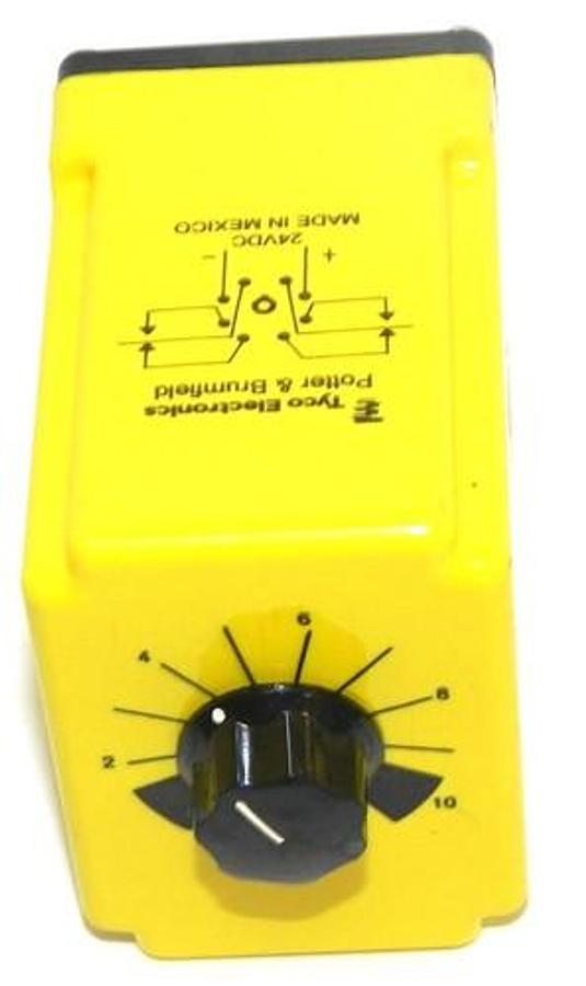 Used POTTER & BRUMFIELD CDD-38-30003 RELAY TIME DELAY RELAY 0.1 TO 10 SEC. 240VAC