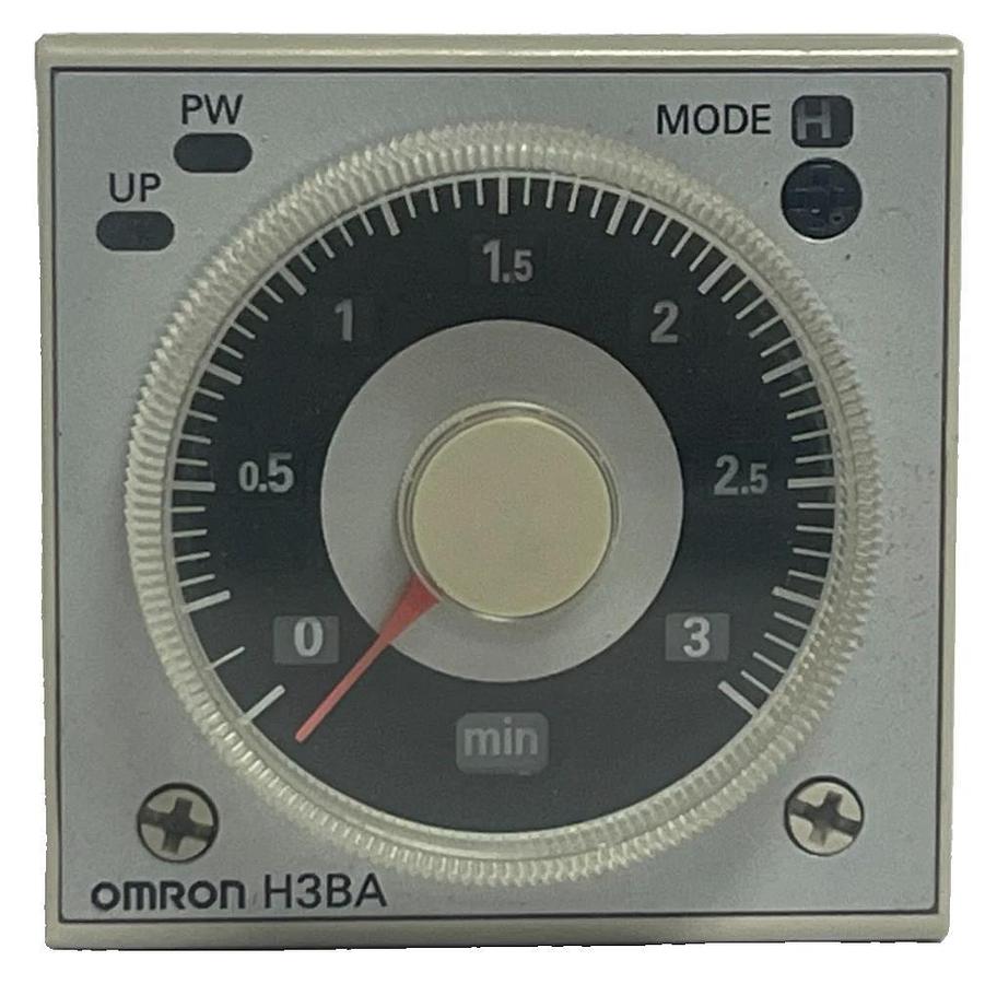 Used LOT OF 2 OMRON H3BA-N8H Multifunction Timer Relay 8-Pin 12-48VDC / 24-48VAC