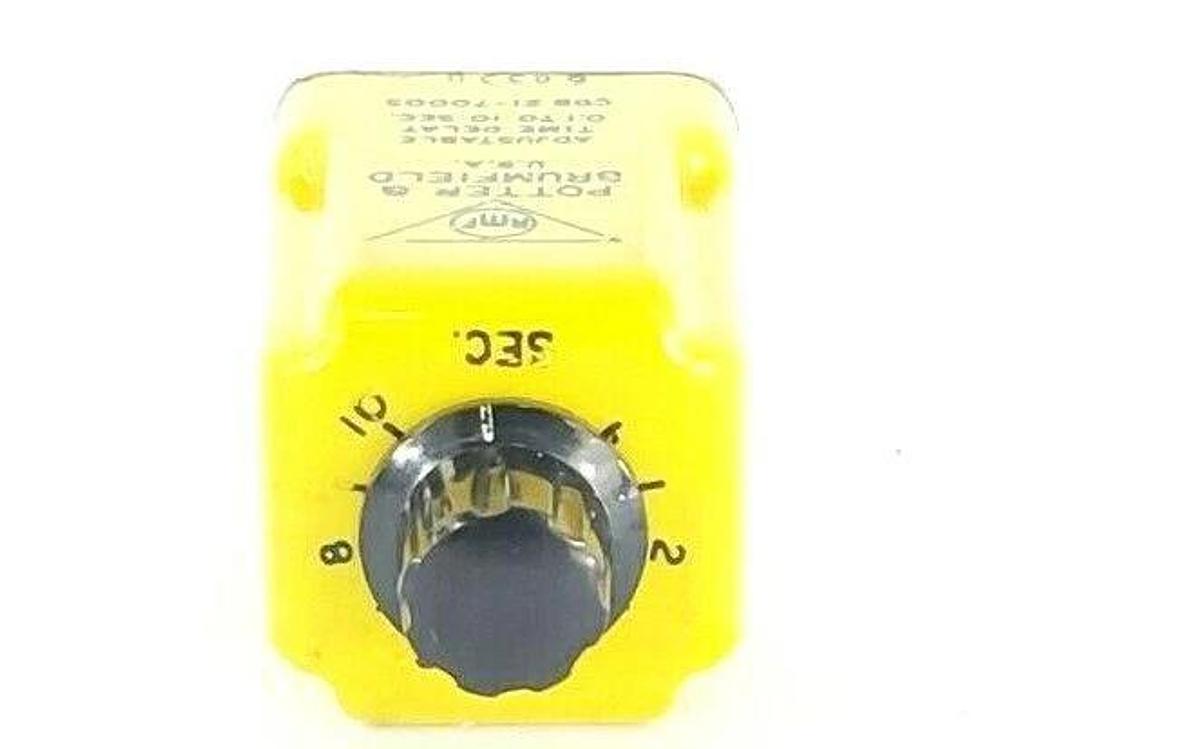 Used POTTER & BRUMFIELD CDB-21-70003 TIME DELAY RELAY 0.1-10SEC CDB2170003